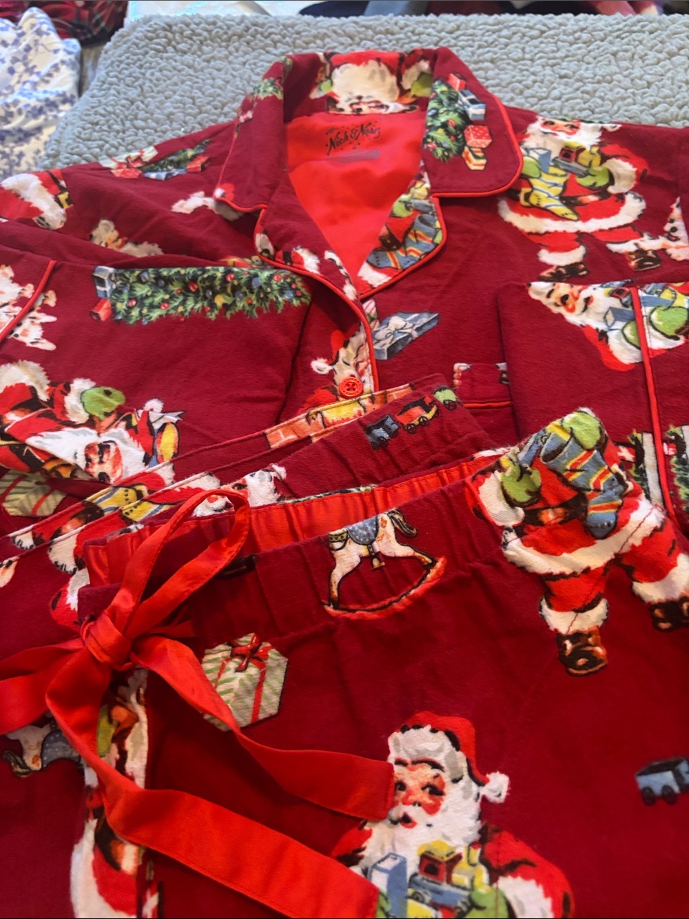 Nick & Nora Flannel Christmas Pajamas